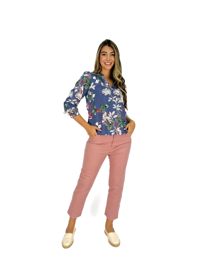 BLUSA RAMAS CON FLORES