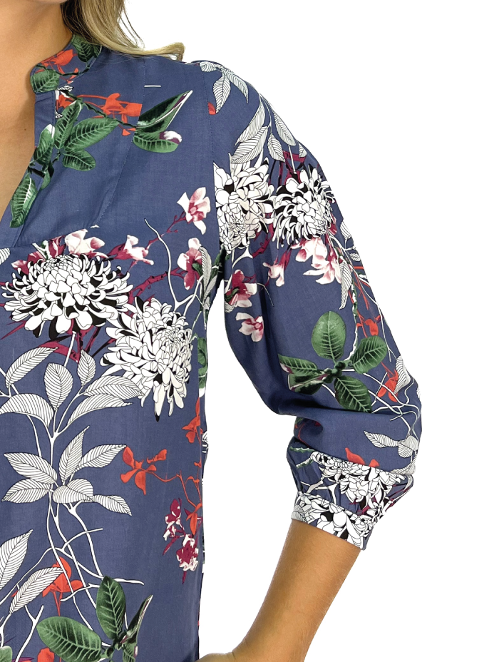 BLUSA RAMAS CON FLORES